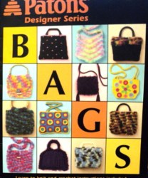 500201 PATONS KNIT/CROCHET DESIGNER SHAPED FOLKSY BAGS BKLT
